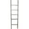 Ekena Millwork 19"W x 72"H x 3 1/2"D Vintage Farmhouse 5 Rung Ladder, Barnwood Decor Collection, Reclaimed Grey DECR019X072X04LDRGY - alternate 4